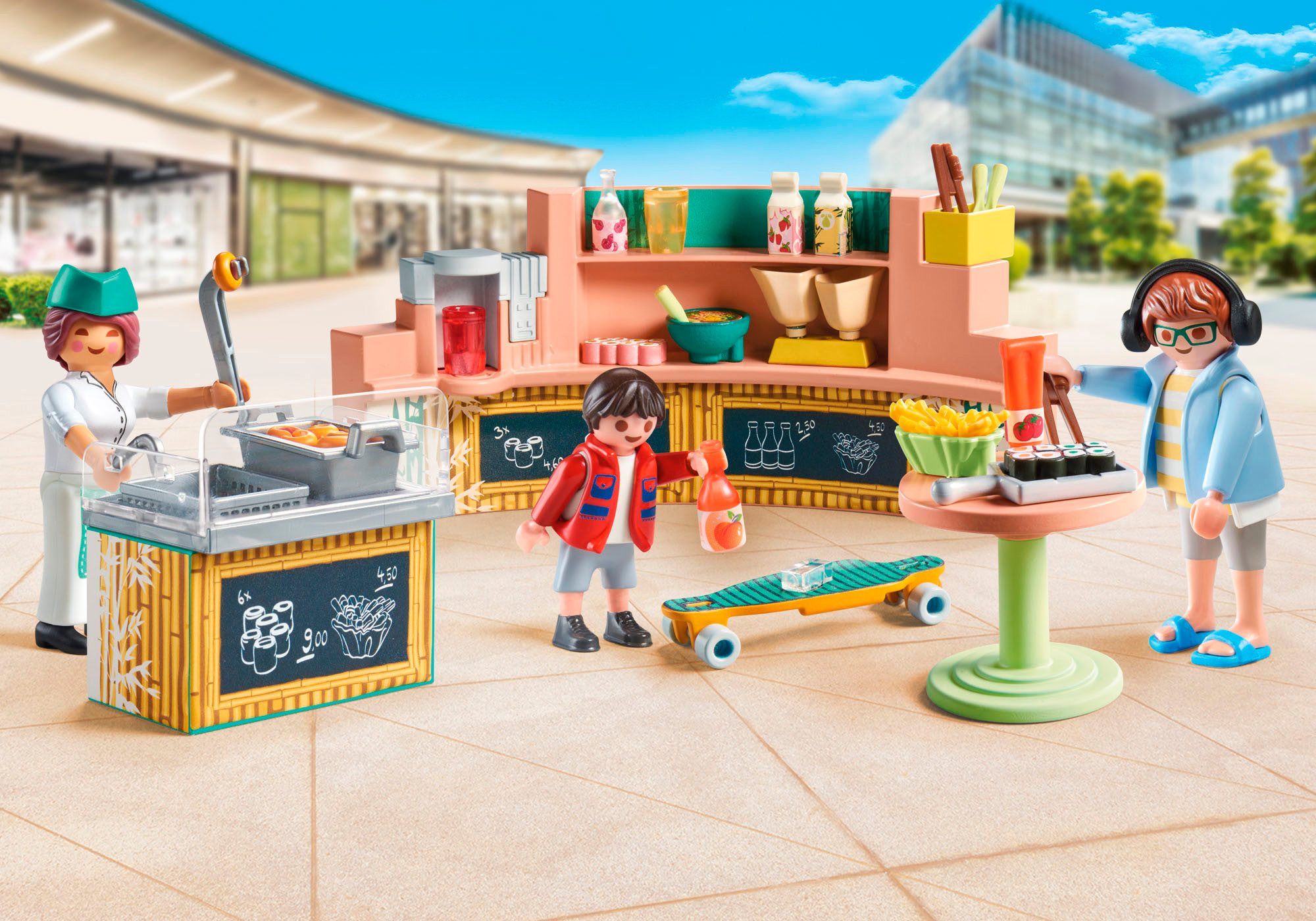 Playmobil® Food Lounge (71538), My Life Konstruktions-Spielset, (54 St), Made in Europe – Bild 4 von 4