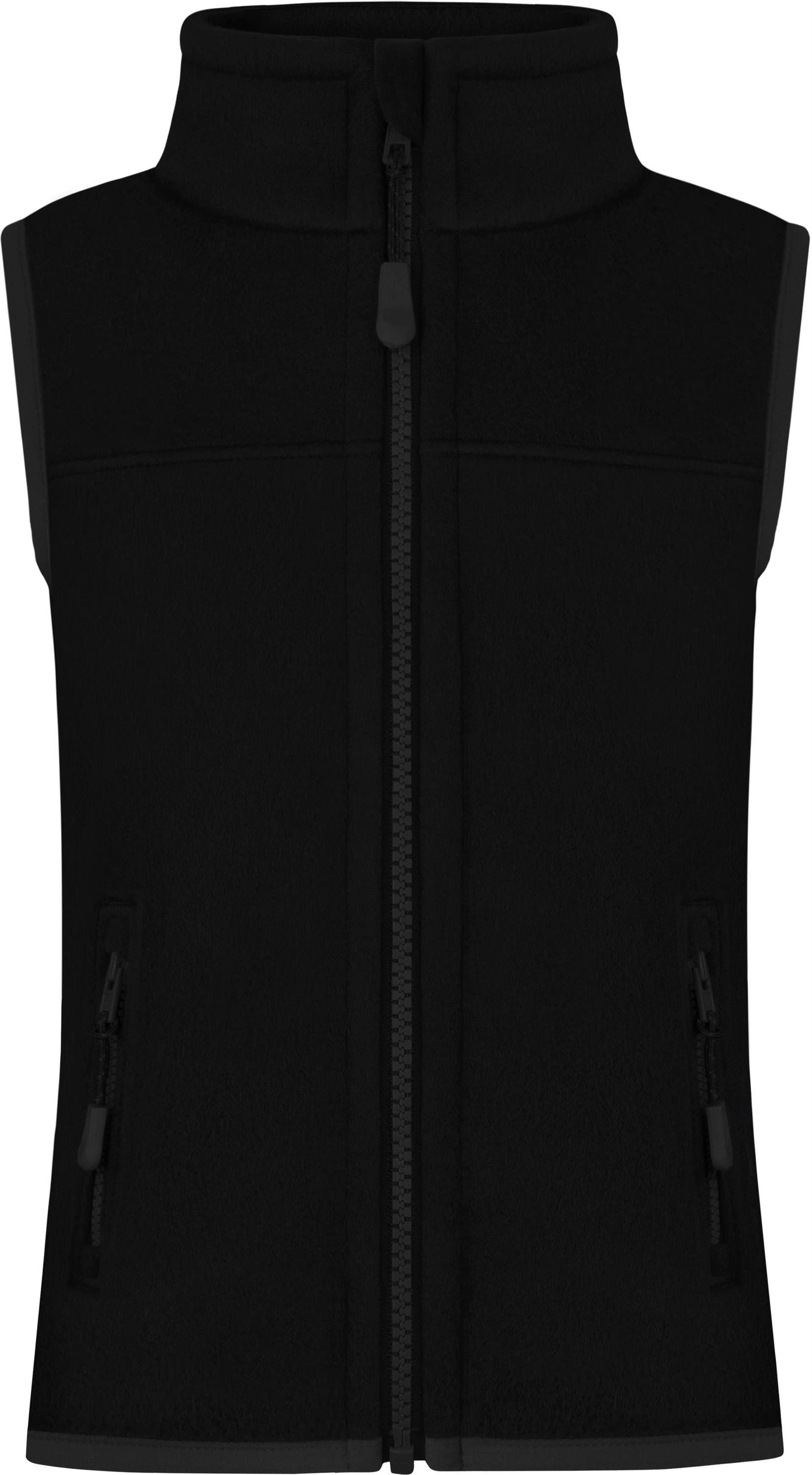 normani Steppweste Kinder Fleeceweste Kiana Unisex Atmungsaktive Strickweste Ärmellose Weste mit Stehkragen