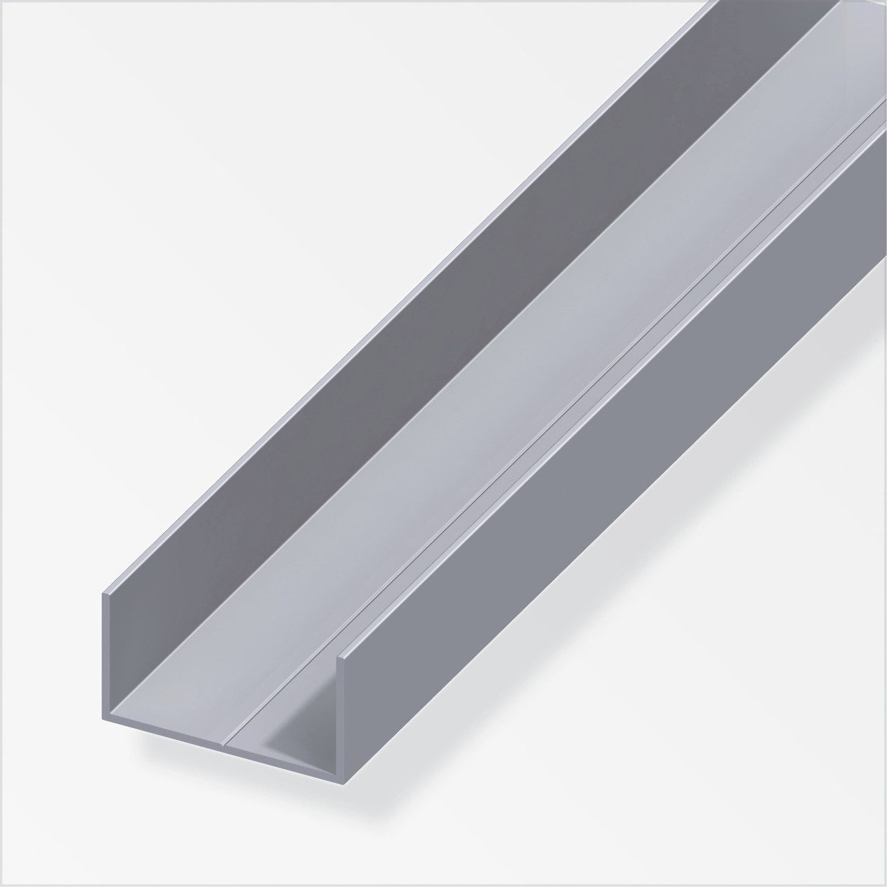 alfer Profil alfer Rechteck-U 1 m, 23.5 x 43.5 x 1.5 mm