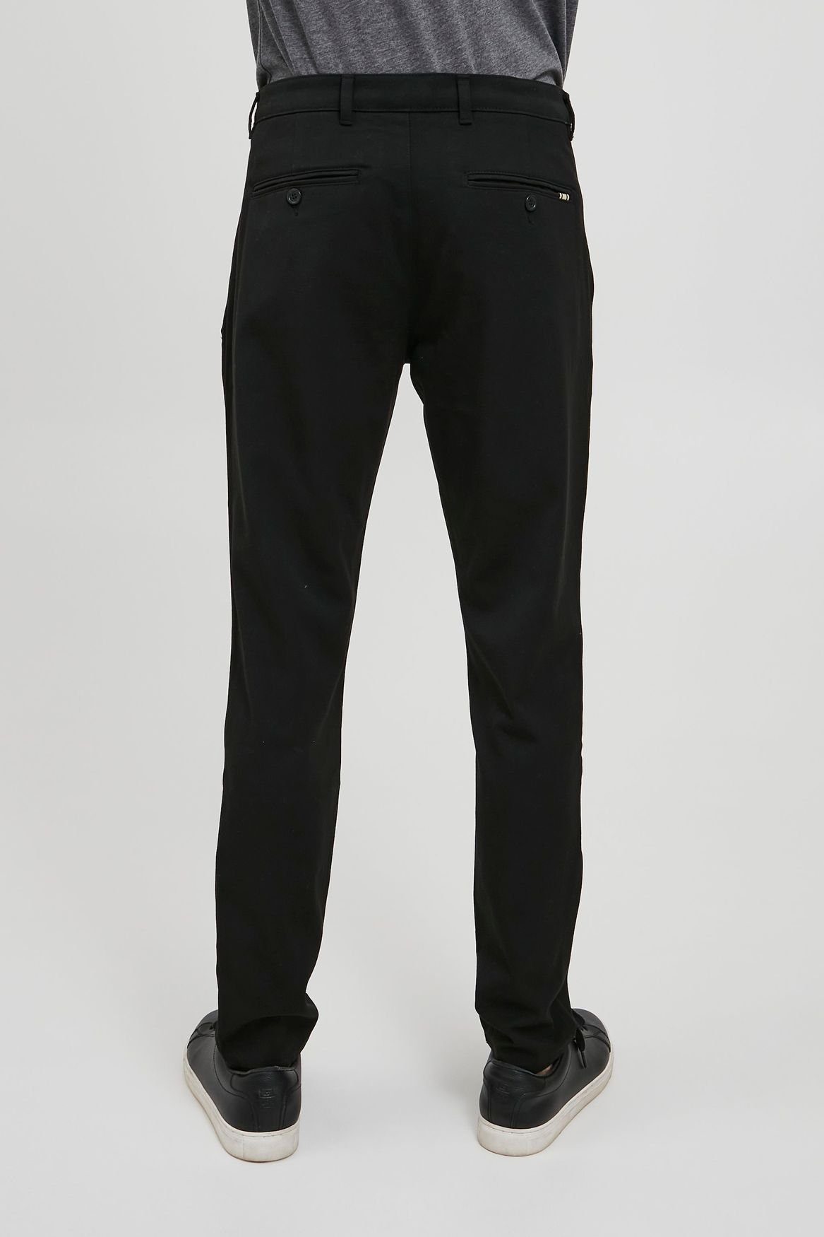 Solid Chinohose Fit TOFrederic 4135 Hose in Schwarz Stoff Chino (1-tlg) Slim Business