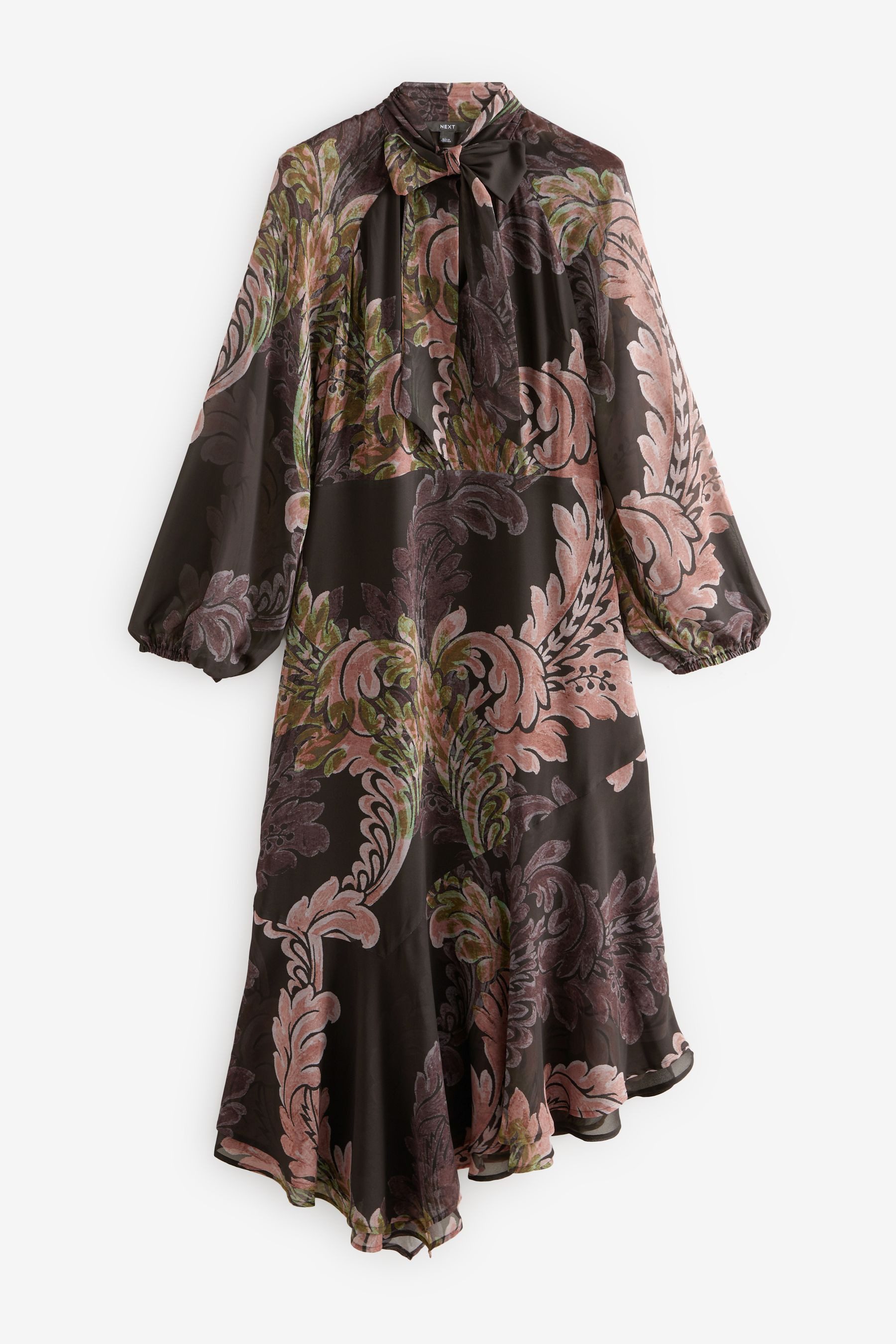Next Midikleid Asymmetrisches Midikleid mit langen günstig online kaufen