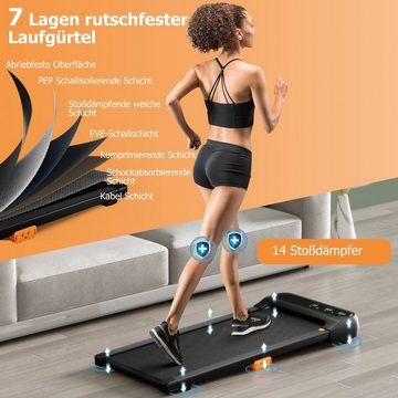 COSTWAY Laufband, Walking/Jogging Pad, Underdesk Zuhause, 1-6,5 km/h