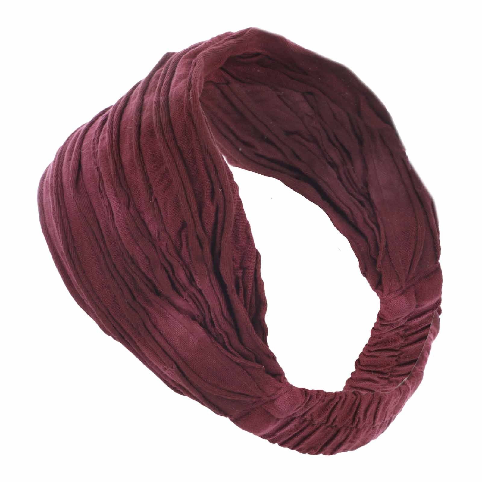 Bordeaux Batik Kopfband Stirnband MAGIE Stirnband unisex UND hippie Yoga KUNST KUNST&MAGIE Stonewashed