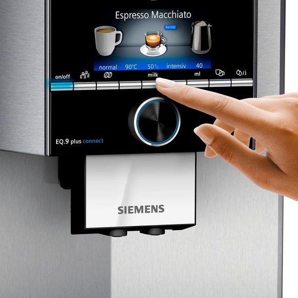 plus individuelle EQ.9 bis leise, SIEMENS s500 Profile Reinigung, connect 10 automatische zu Kaffeevollautomat extra TI9558X1DE,