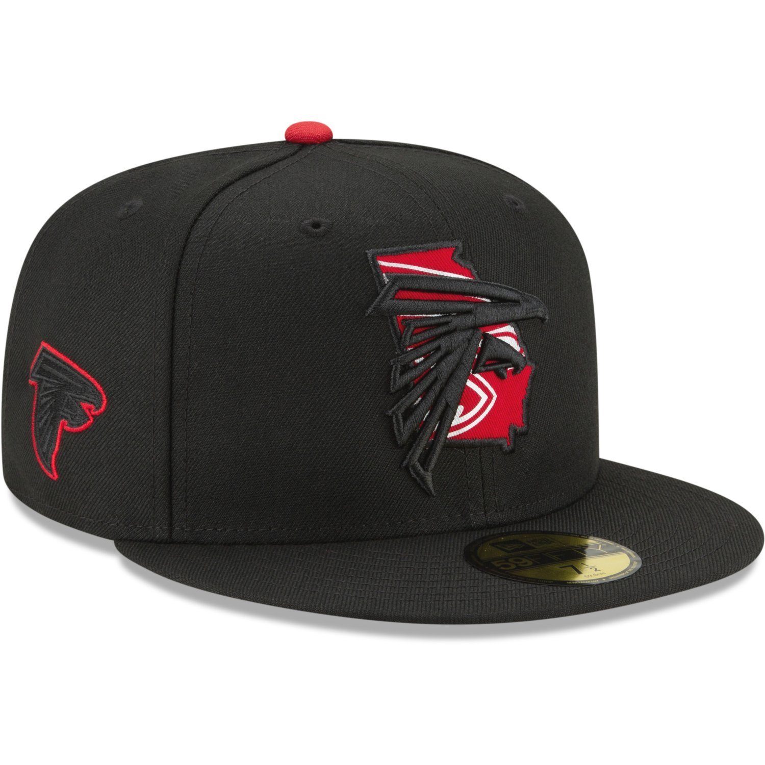 New Era Fitted Cap 59Fifty STATE LOGO NFL Teams Atlanta Falcons