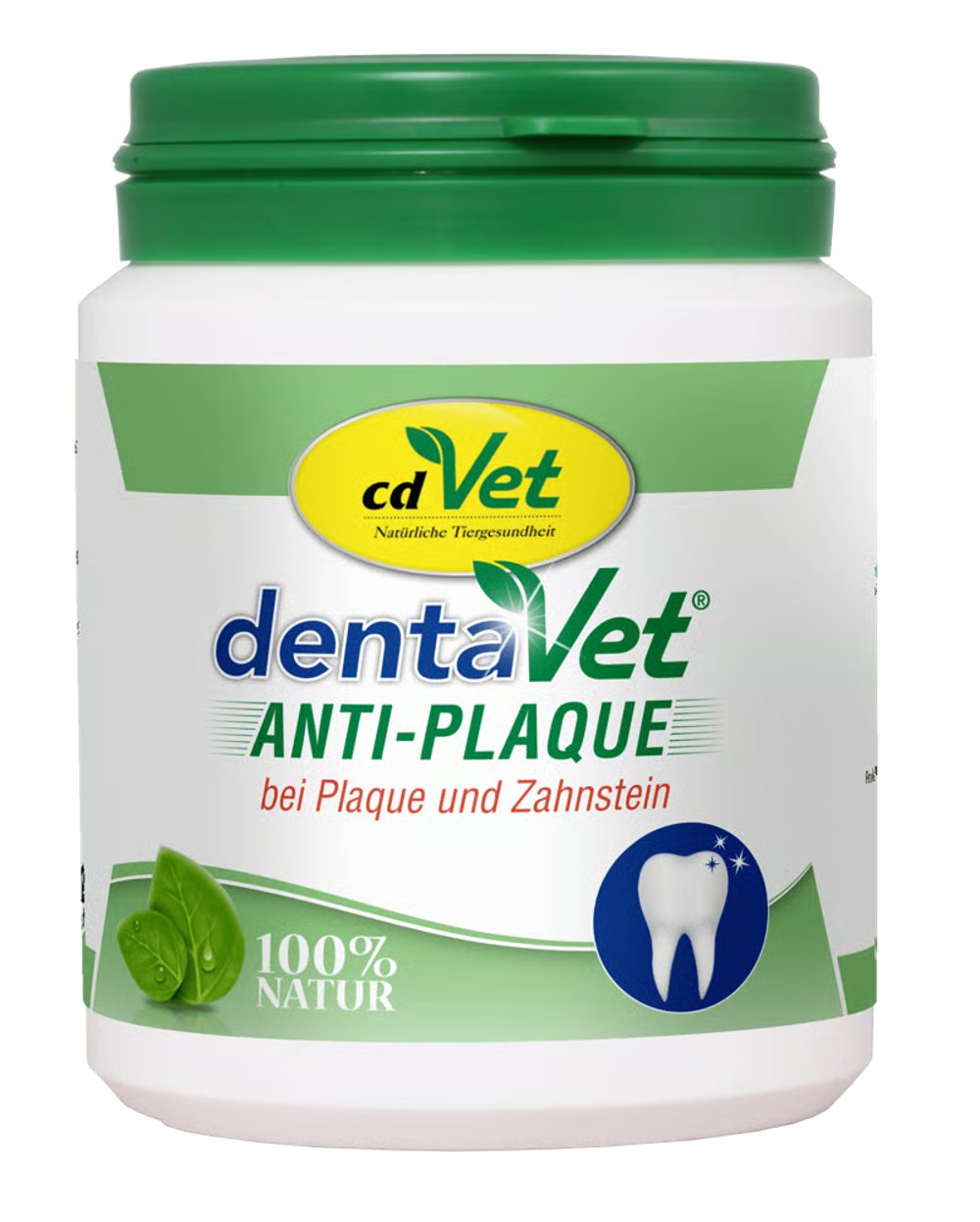cdVet dentaVet Anti-Plaque, Ergänzungsfutter für: Katzen, Hunde, reinigt Zähne und Zahnfleisch ohne Putzen