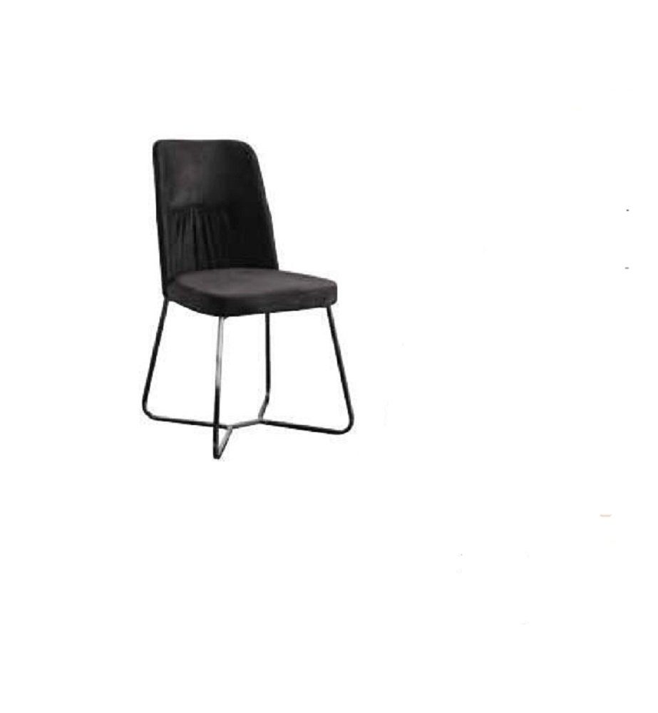 JVmoebel Stuhl Designer Ess Zimmer Stuhl Set Metall Sessel 1 Stühl Lounge Club (1 St), Made in Europa