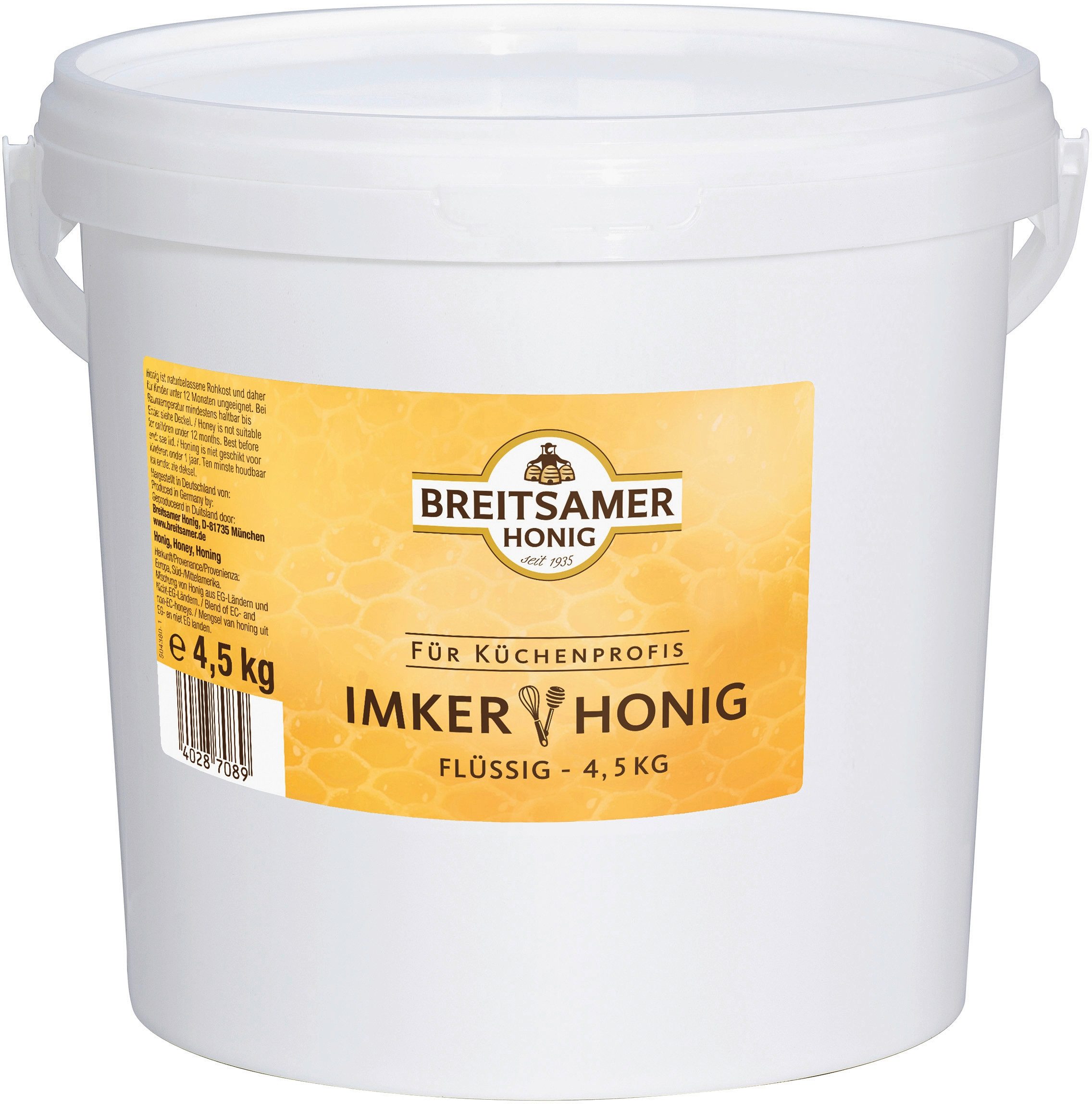 Breitsamer Honig Honig, Breitsamer Imkerhonig Blüten Auslese 4500g