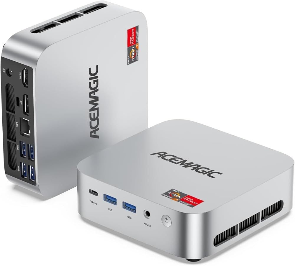 ACEMAGIC M1 AMD Ryzen7 7735HS,24GB LPDDR5, 512GB/1TB NVMe SSD, Triple-Display Mini-PC (AMD AMD Ryzen7 7735HS, 24 GB LPDDR5 GB RAM, 512 GB …