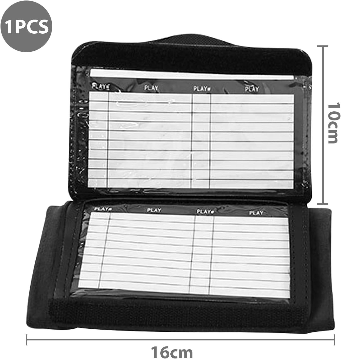 FELIXLEO Sammelkarte Football Wrist Playbook mit 2 Karten Coach Armband