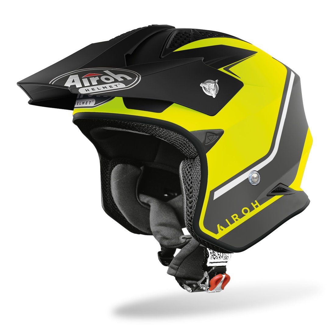 Airoh Motorradhelm TRR S Keen Trial Jethelm, Ratschenverschluss