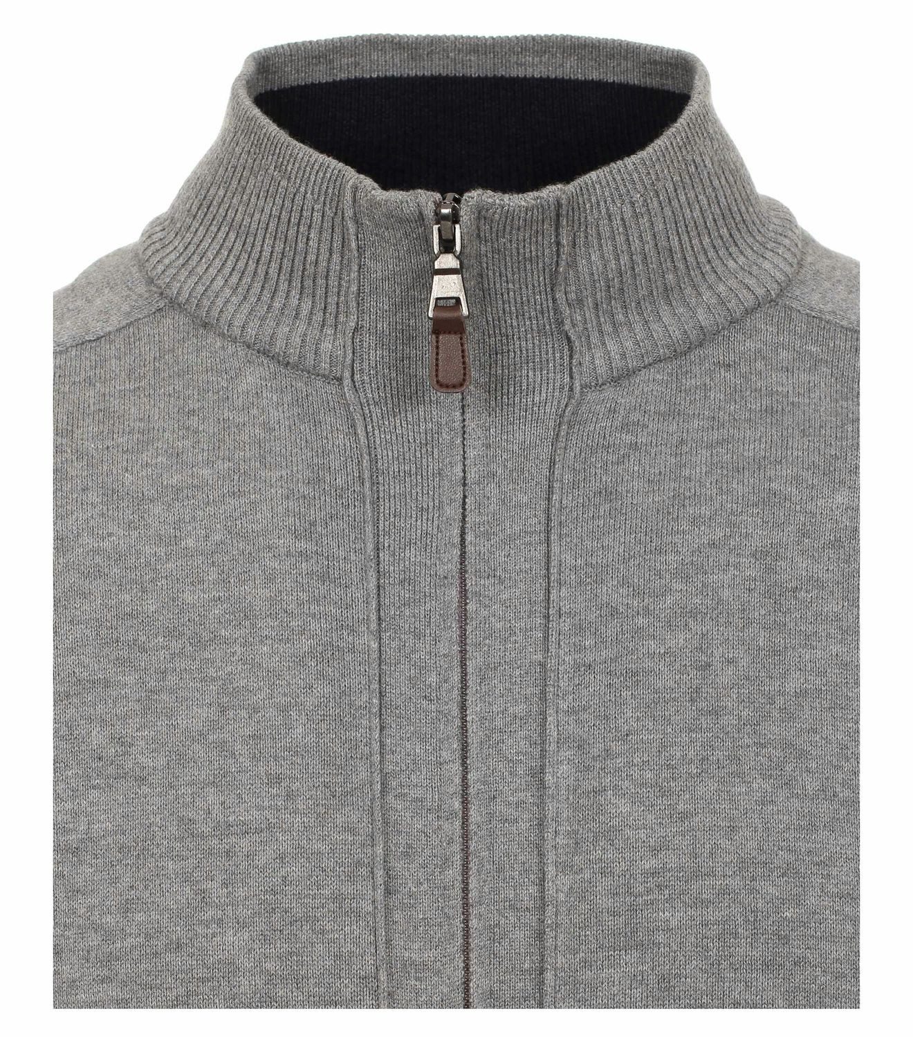 Redmond Strickjacke 681 (1-tlg) mit elastischen Bündchen an Ärmelenden und Saum