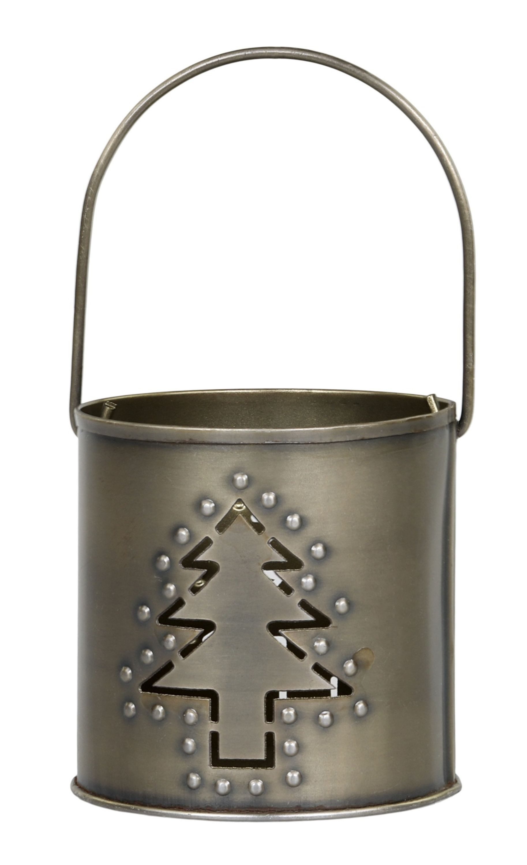 Chic Antique Windlicht Chic Antique - Windlicht Teelichthalter "Weihnachtsbaum" Metall