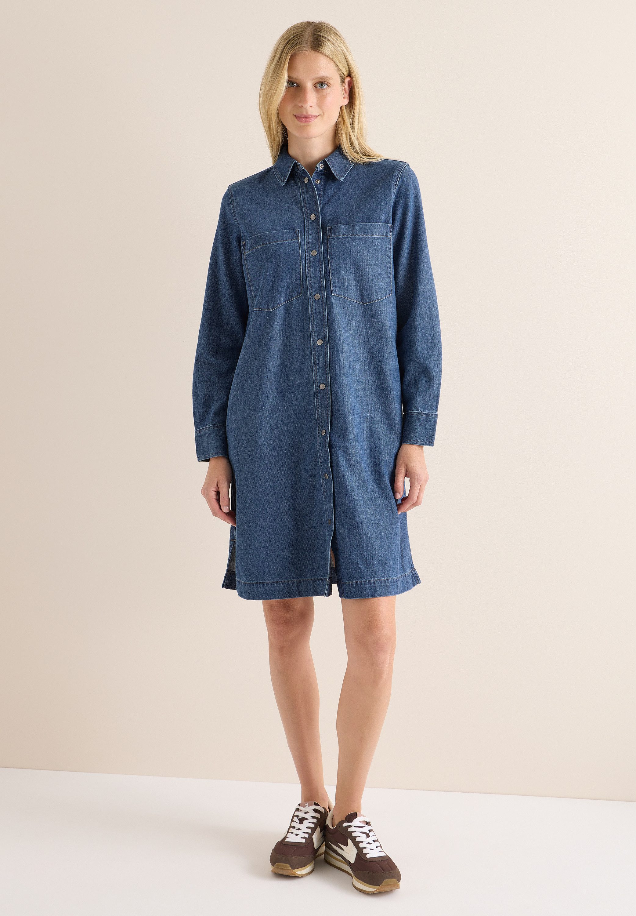 CECIL Jeanskleid mit Knopfleiste günstig online kaufen