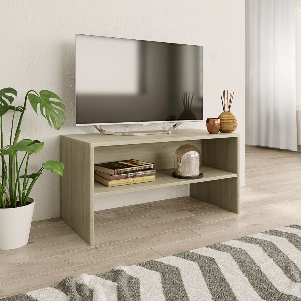 furnicato TV-Schrank Sonoma-Eiche 80x40x40 cm Holzwerkstoff