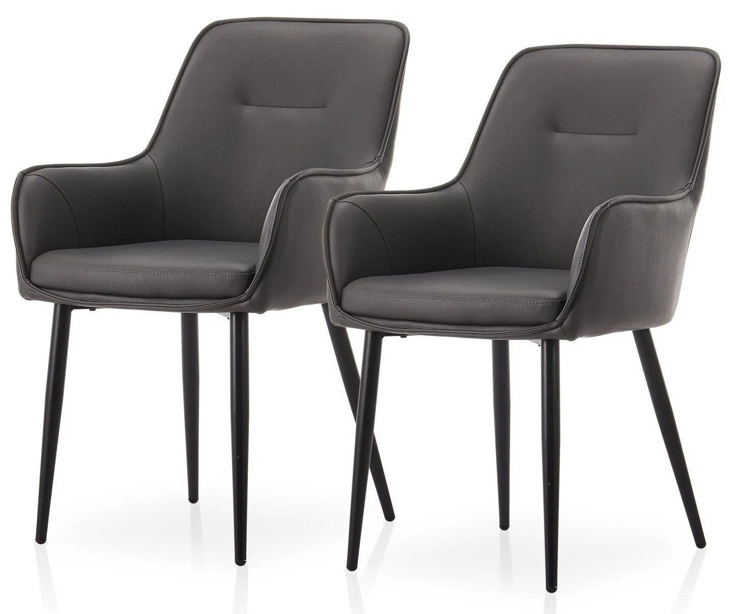 Ofcasa Esszimmerstuhl Kunstlederstuhl (2er Set), Gepolsterter günstig online kaufen