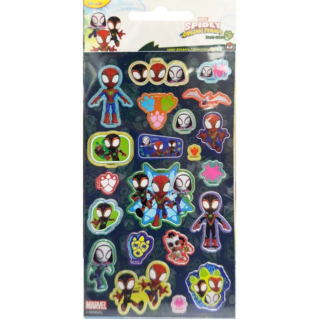 Spiderman Kreativset Marvel Spidey and His Amazing Friends Hologramm-Aufkleberset mit