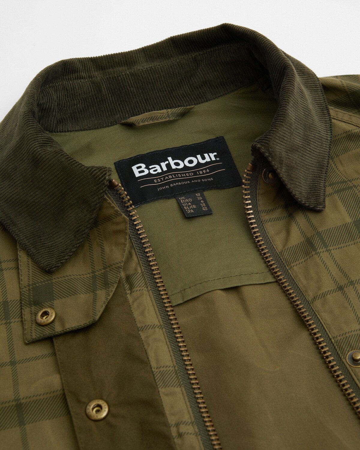 Barbour Funktionsjacke Jacke Tartan Cropped Beadnell