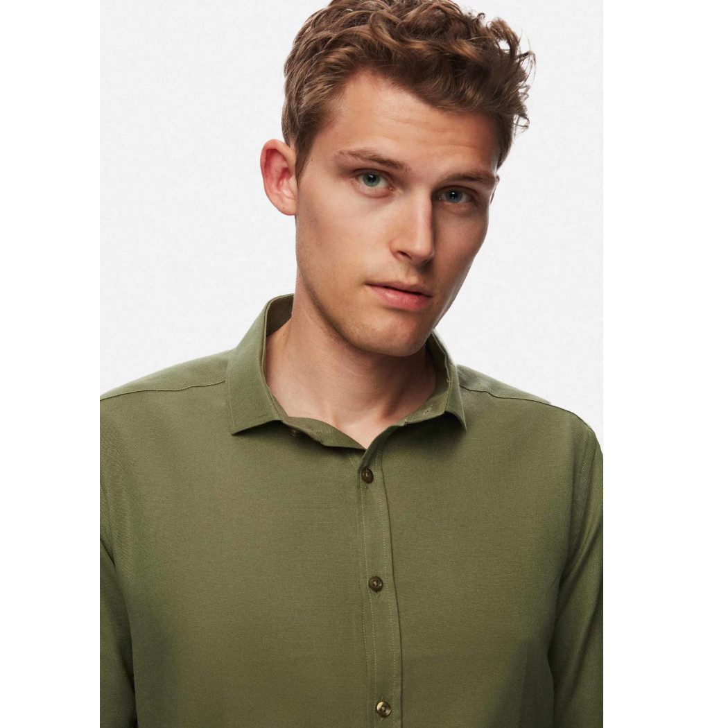 D'S DAMAT Langarmhemd Twn Slim Fit günstig online kaufen