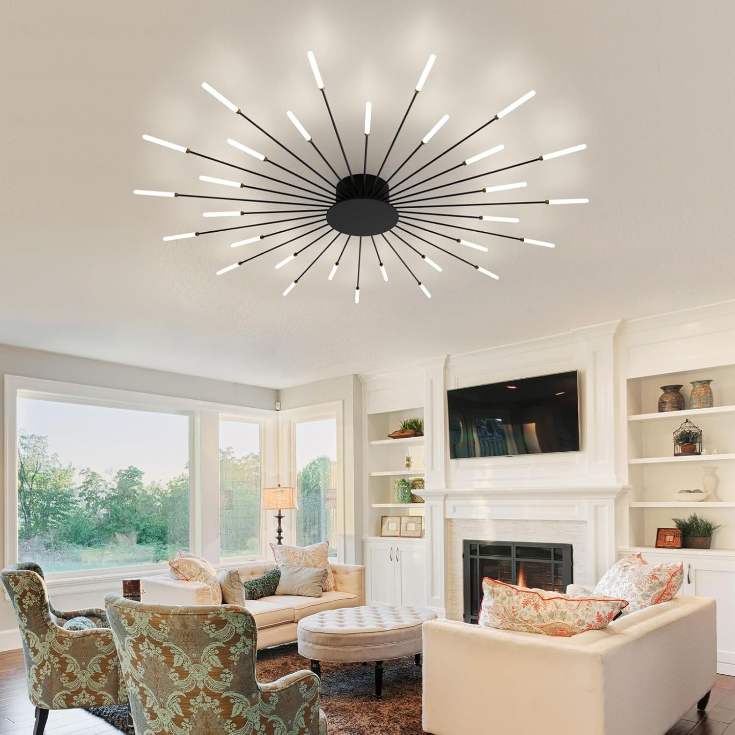 RRBEST Deckenleuchte LED Deckenleuchte Wohnzimmer, Moderne Minimalistische Deckenlampe, Moderne Minimalistische Deckenlampe für Wohnzimmer, Schlafzimmer