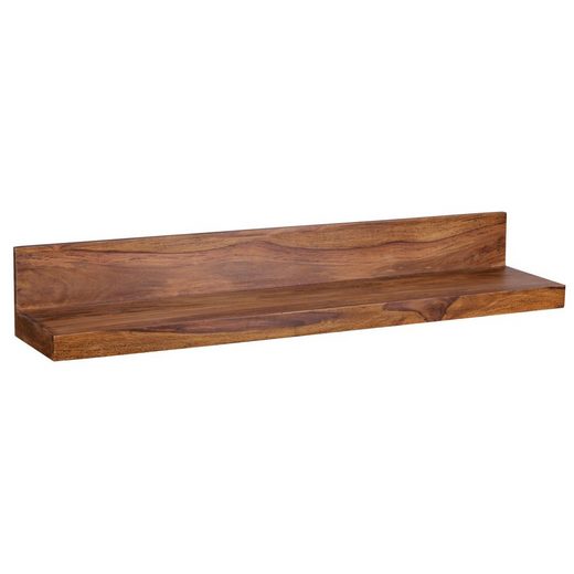 Wohnling Wandregal »WL1.576«, MUMBAI Massiv-Holz Sheesham ...