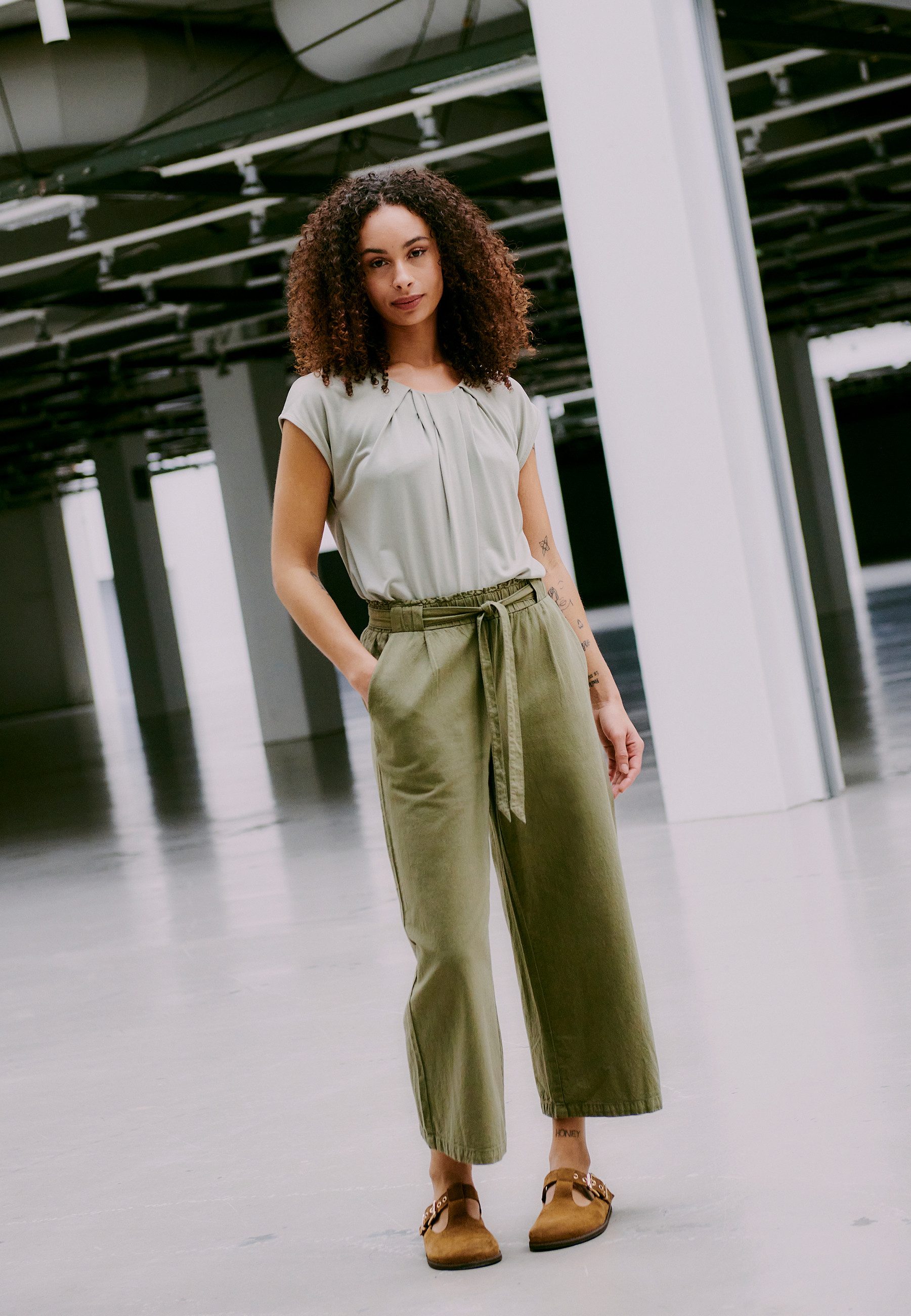 OXMO Culotte OXLinasa Modische Stoffhose