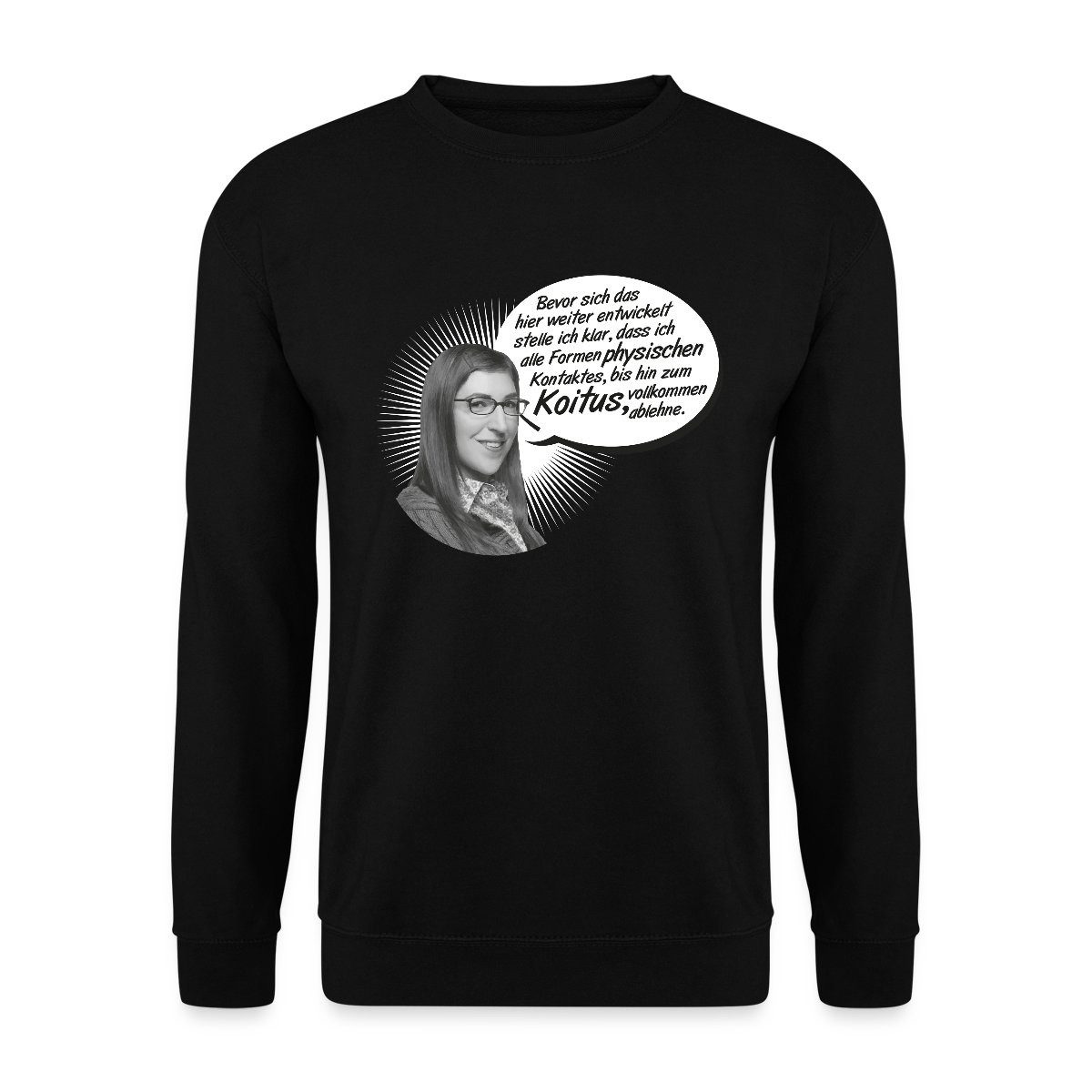 Sweatshirt The Big Bang Theory Amy Koitus Unisex Pullover