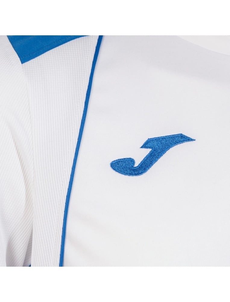 Joma T-Shirt Championship VII (leicht, atmungsaktiv) weiss/royalblau Herren