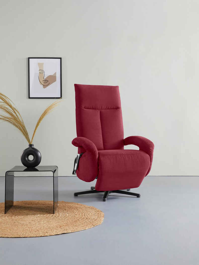 sit&more TV-Sessel Tycoon, wahlweise manuell, mit zwei Motoren oder mit Akku oder mit 2 Motoren