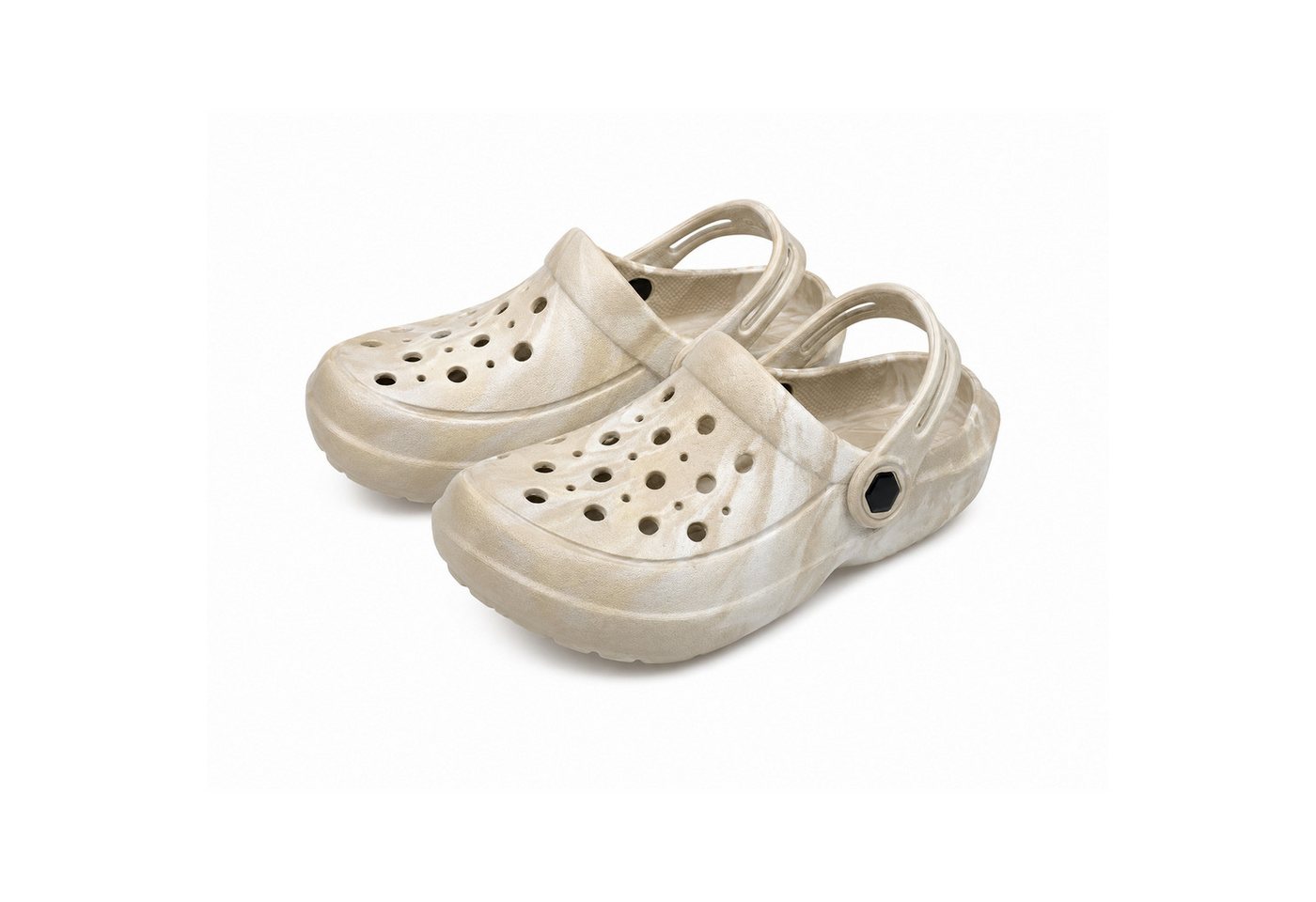 kamelshopping Clogs für Kinder mit Fersenriemen und Belüftungslöchern Clog verschiedene Motive, ideal als Gartenschuh, Badeschuh, Hausschuh etc.