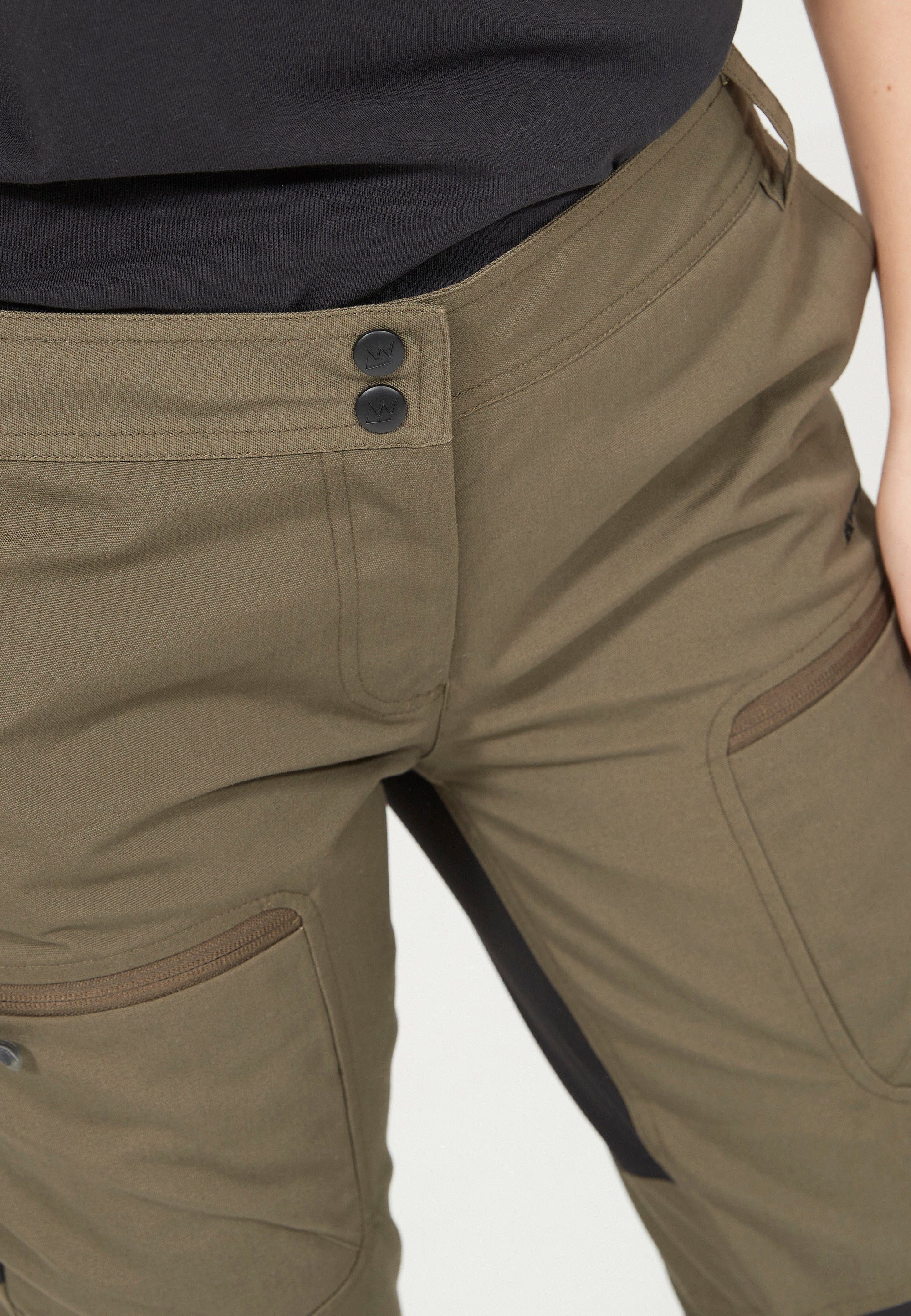 Kniepatches ACTIV WHISTLER W BLEE PANTS mit funktionalen Cargohose