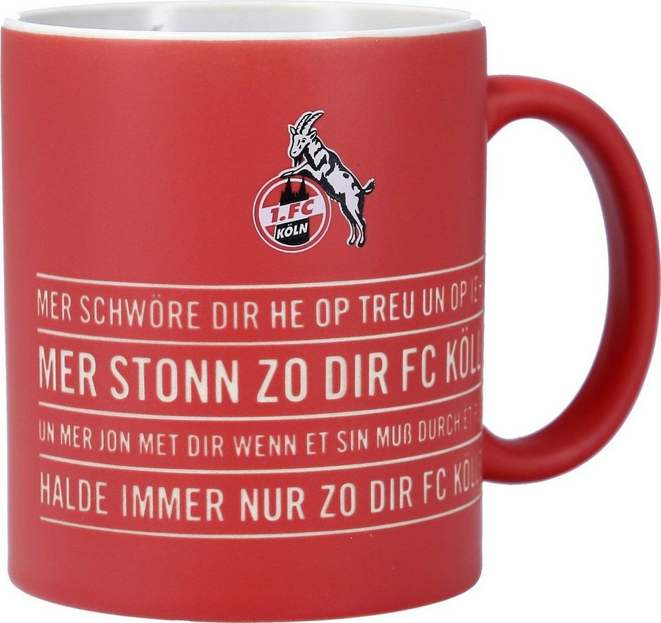 1. FC Köln Tasse 1. FC Köln Tasse 'Hymne' 0,3 Liter 1. FC Köln Tasse 1. FC Köln Tasse 'Hymne' 0,3 Liter