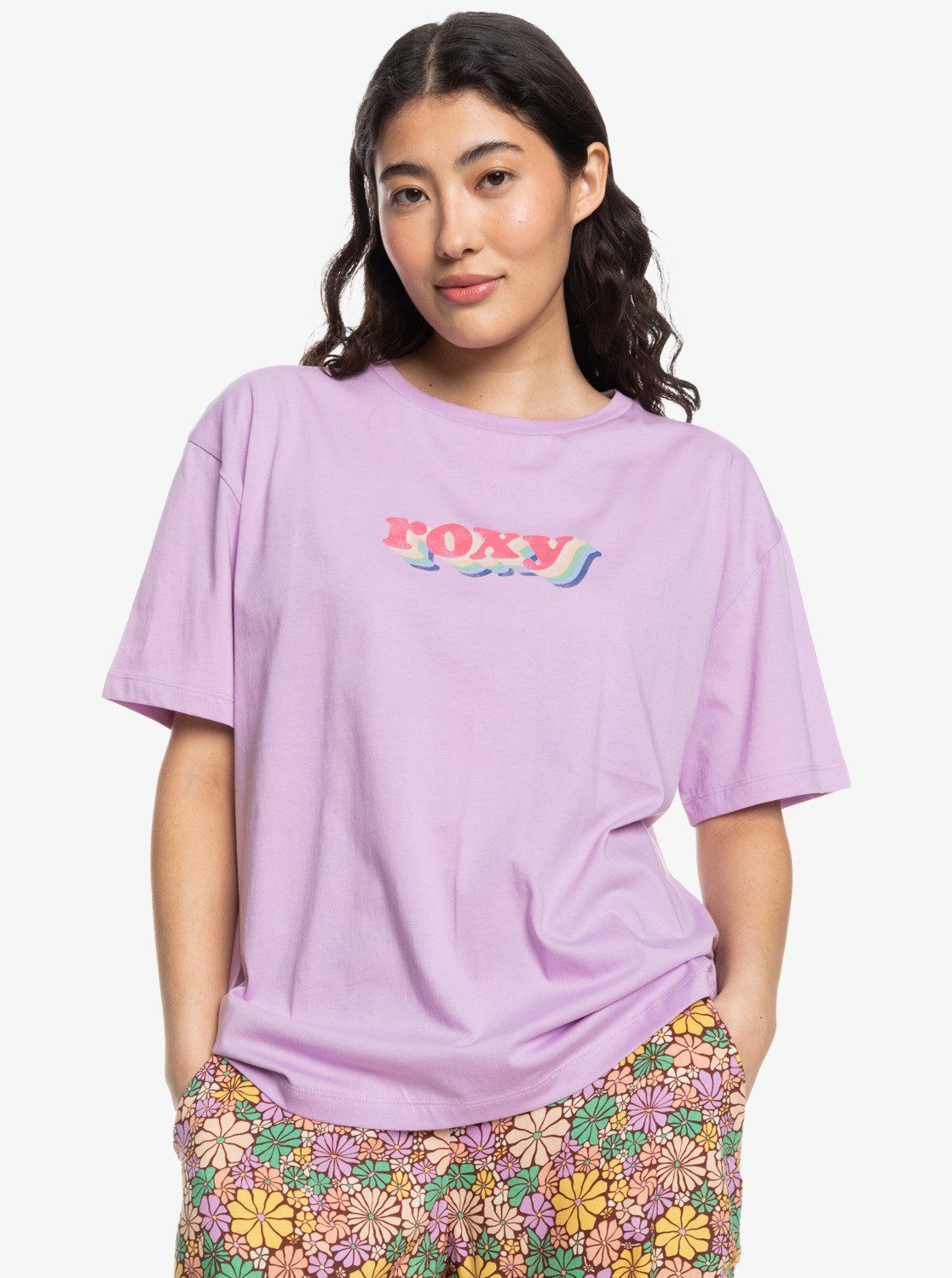 Roxy Print-Shirt Sand Under The Sky - Übergroßes T-Shirt für Frauen