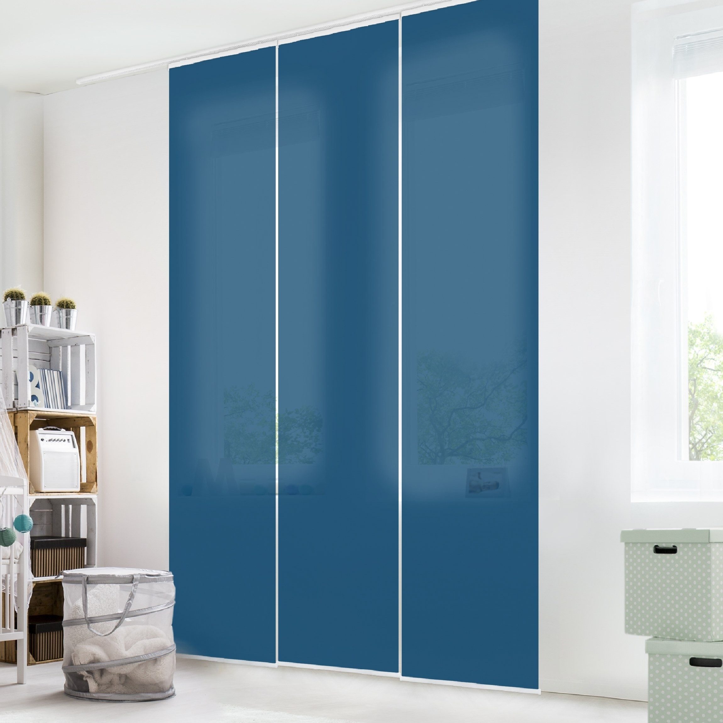 Bilderdepot24 Schiebegardine modern Flächenvorhang blickdicht Preussisch günstig online kaufen