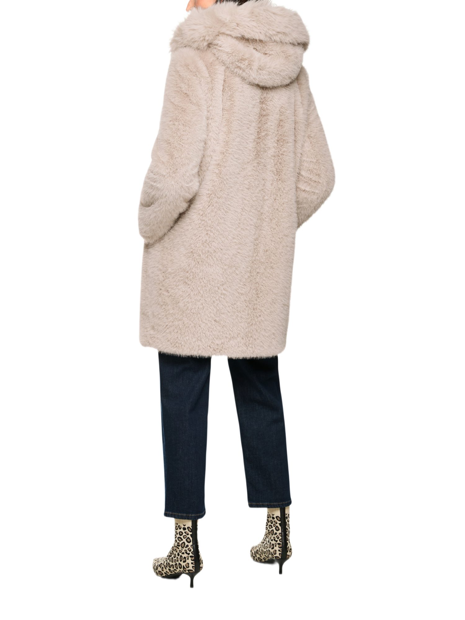 Marc Cain Strickmantel ZA.2 - O - Outdoor natur,Casual,Polyester,Strukturiert,Lang,Gerade