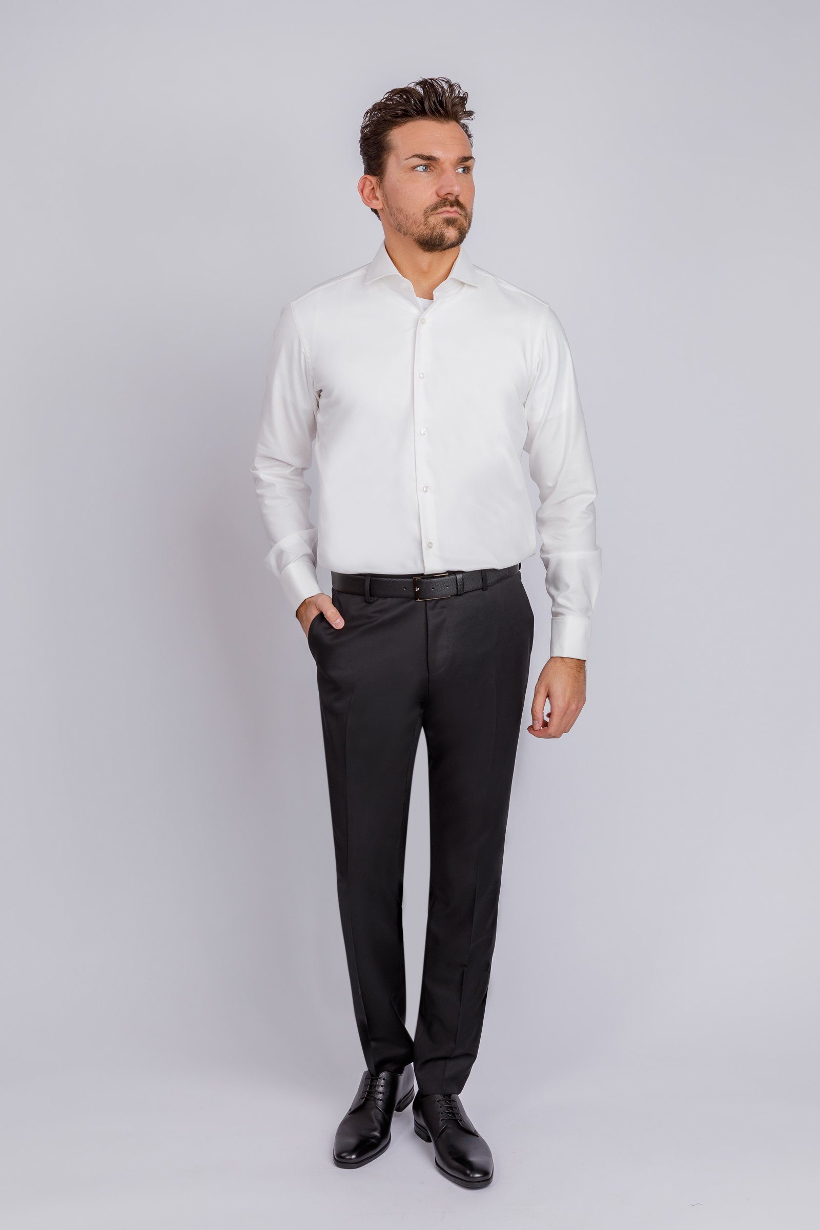 BOSS Businesshemd H-Hank-Spread (1-tlg)