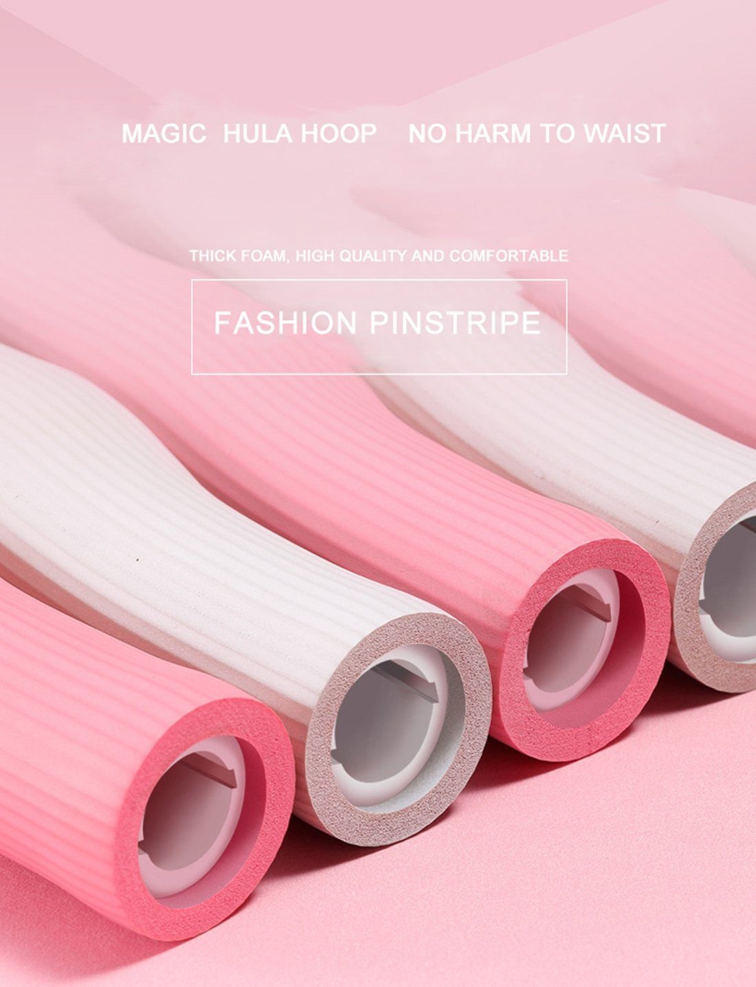 SHG Hula-Hoop-Reifen ֎ 10 Stück Hulahoop Reifen Kunststoffkern mit Schaumstoffmantel