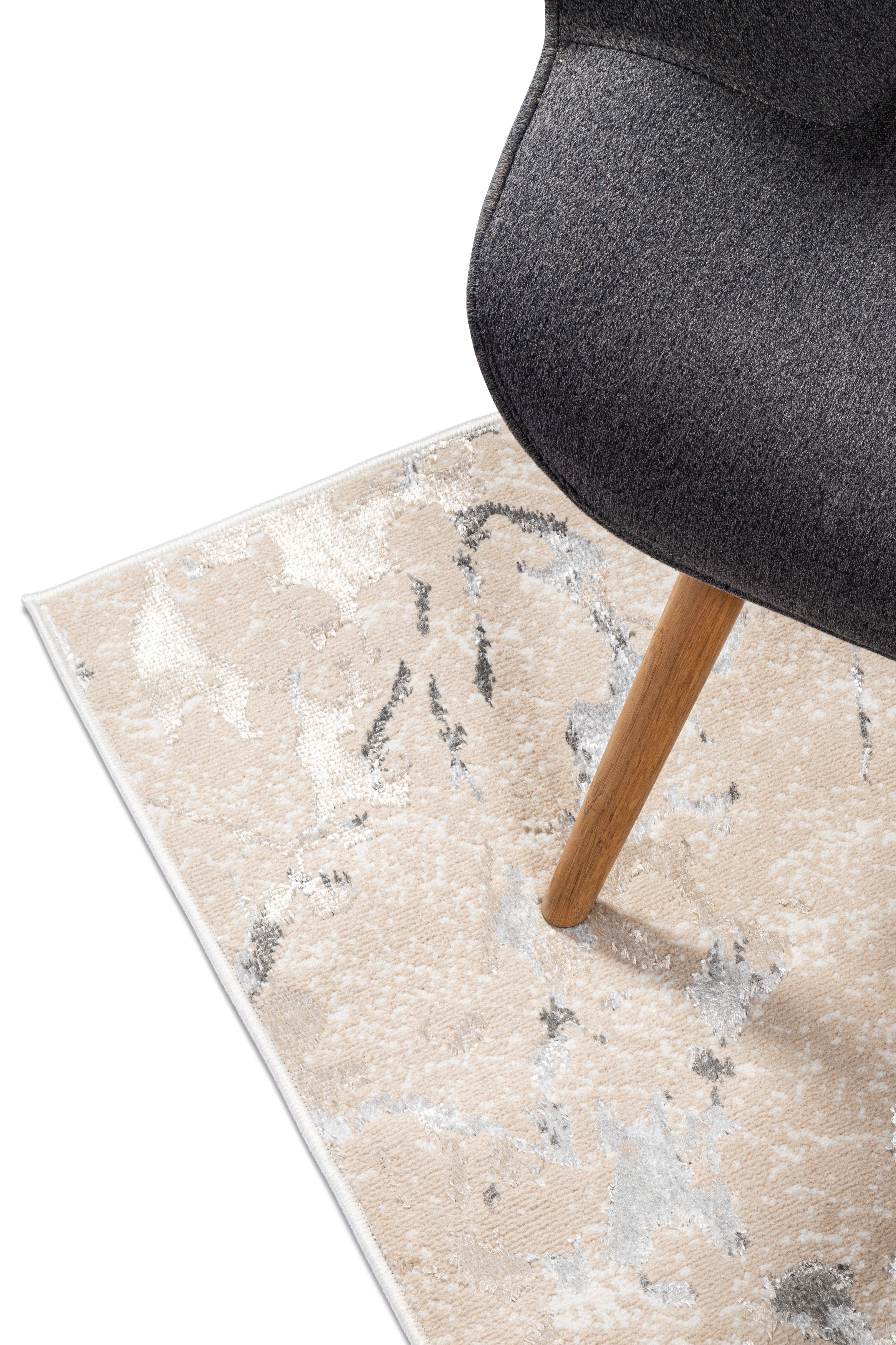 Tapiso Läufer CRYSTAL, rechteckig, Höhe: 8 mm, Langer Korridor-Läufer Schimmereffekt, pflegeleicht, Flur Schlafzimmer