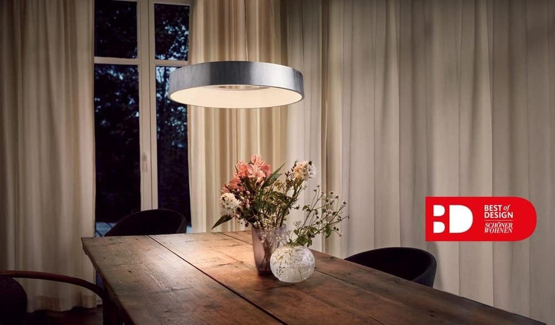 Ledvance Pendelleuchte Ledvance SUN@HOME CIRCULAR Pendelle 1400 Im CRI 95 Cozy Active, LED fest integriert, Weißlicht (2200K-5000K), Dimmbar, Einfache Montage, Energieeffizient, App-Steuerung