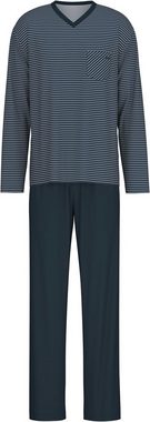 CALIDA Pyjama Relax Streamline mit aufgesetzter Brusttasche