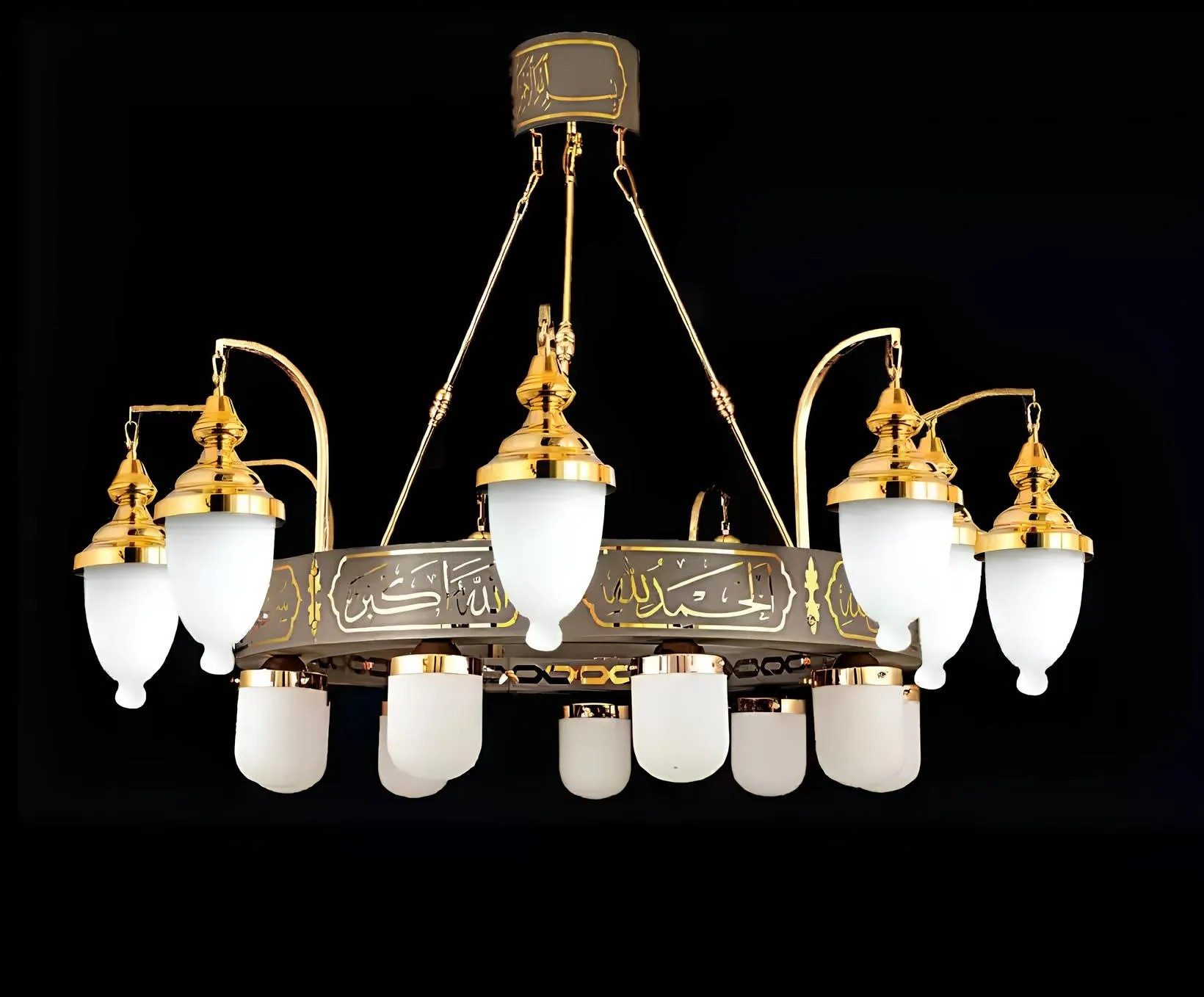 JVmoebel Hängeleuchte Kristallleuchte in elegantem Design mit funkelnden Elementen, Leuchtmittel wechselbar, Made in Europa
