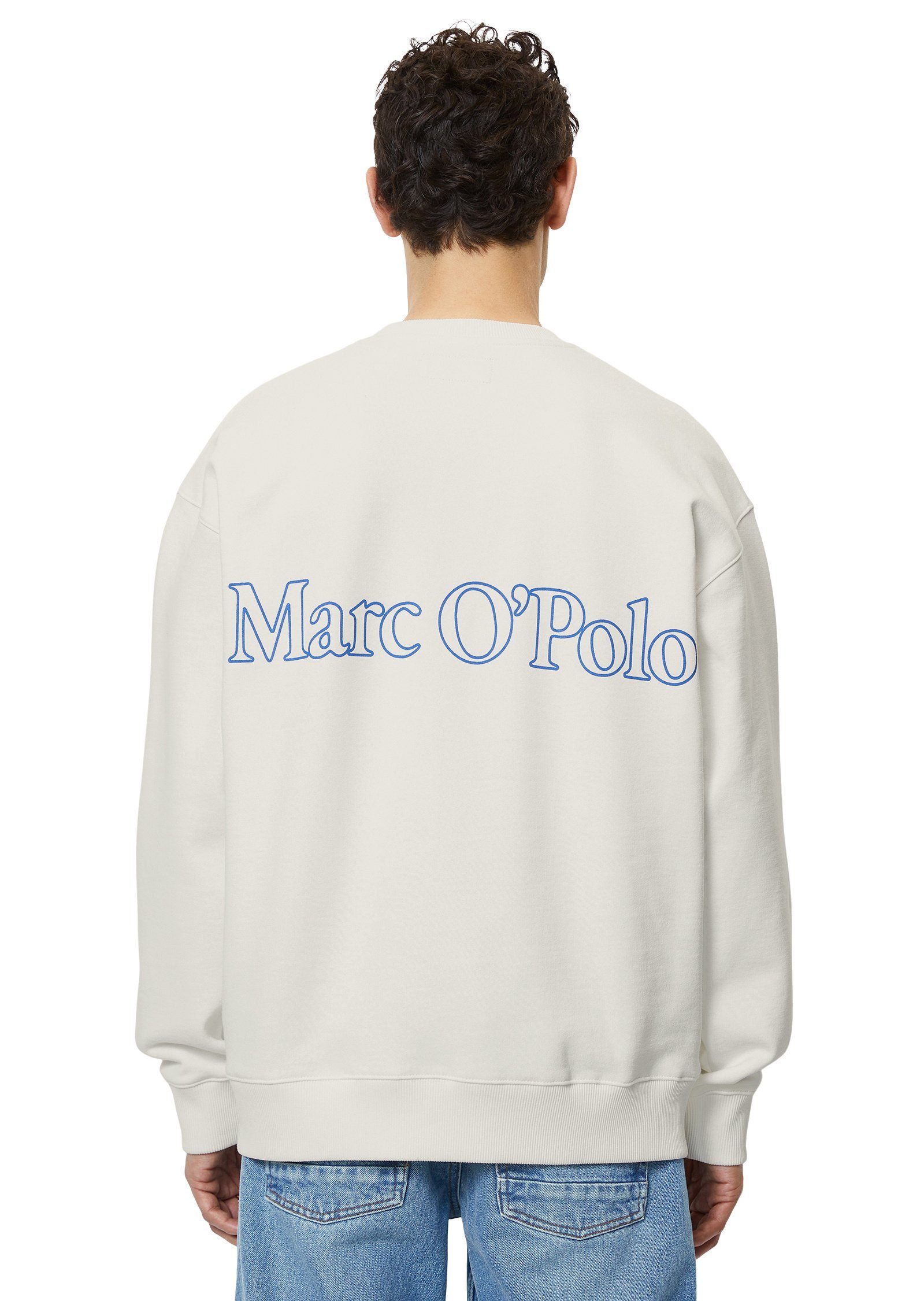 O'Polo Marc Bio-Baumwolle weiß aus reiner Sweatshirt