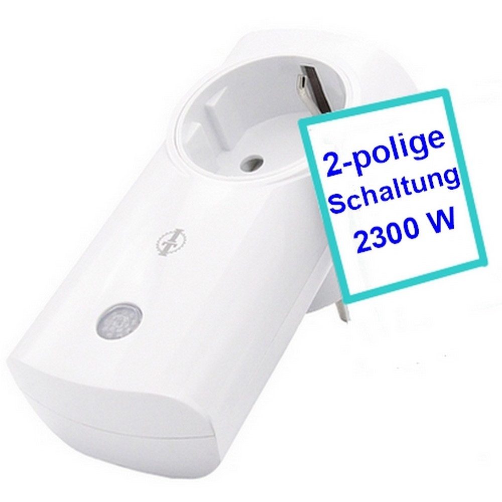 Funksteckdose Intertechno Funkstecker IT-K2300 im Set mit Sender zur Auswahl
