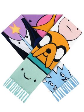 Cartoon Network Schal ADVENTURE TIME Schal Halstuch mit Fransen Damen und Herren Abenteuerzeit mit Finn und Jake
