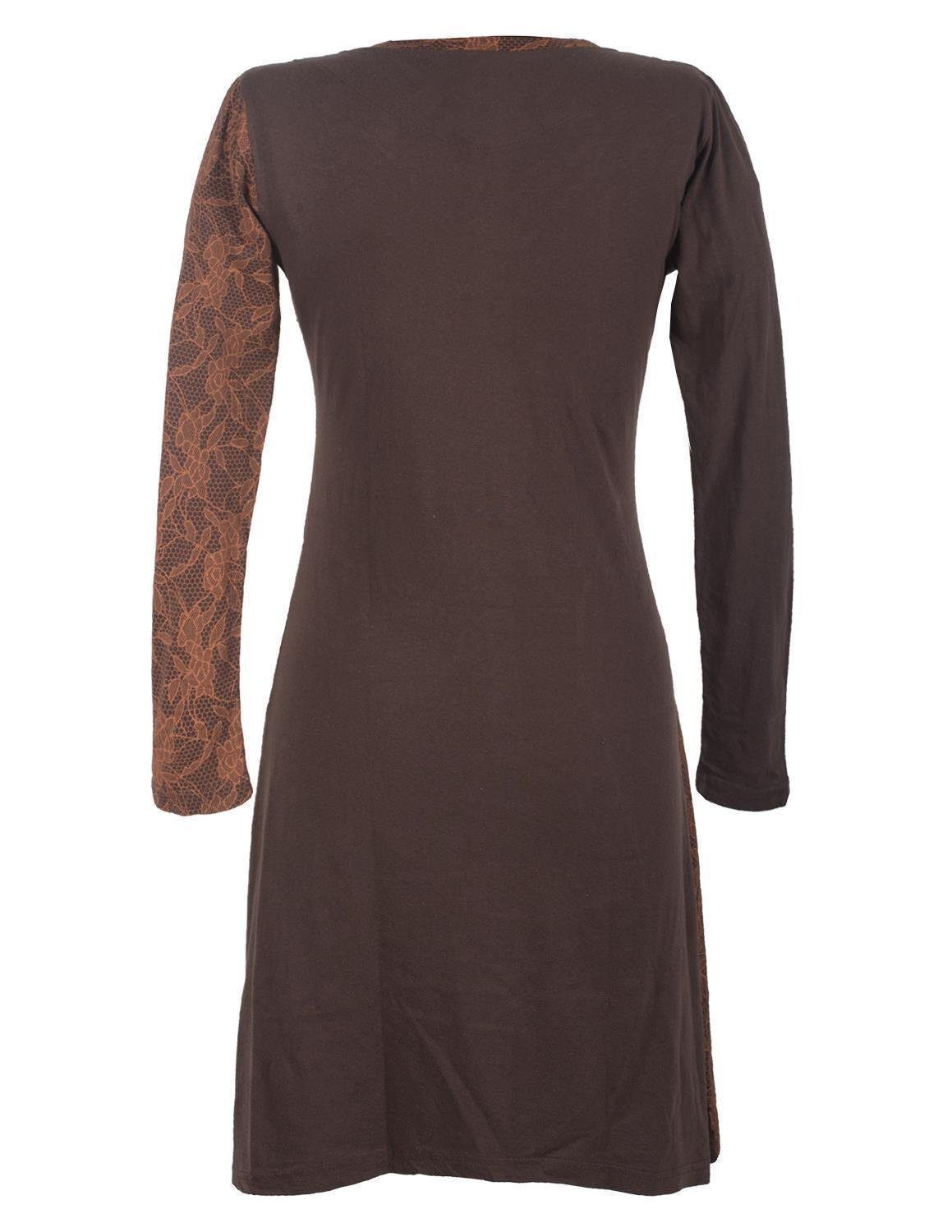 Vishes Jerseykleid Asymmetrisches Lagenlook Kleid mit günstig online kaufen