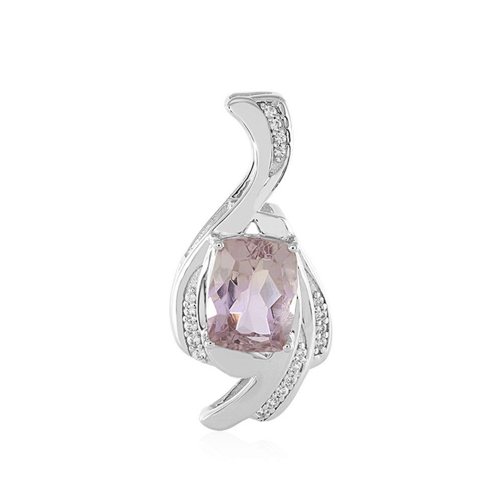 Cavill Kettenanhänger Cavill Ametrin Anhänger 2,27 ct Silber 925 platinierter Zirkonia (1-tlg)