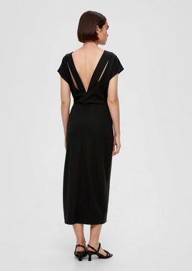 s.Oliver BLACK LABEL Maxikleid Kleid aus Viskosemix Cut Out