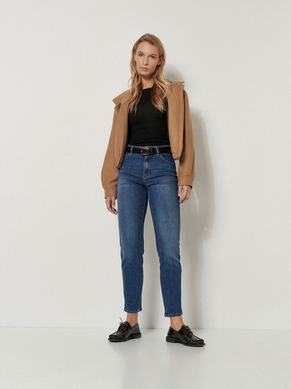 ROSNER Straight-Jeans Audrey1 (1-tlg) mit hohem Bund