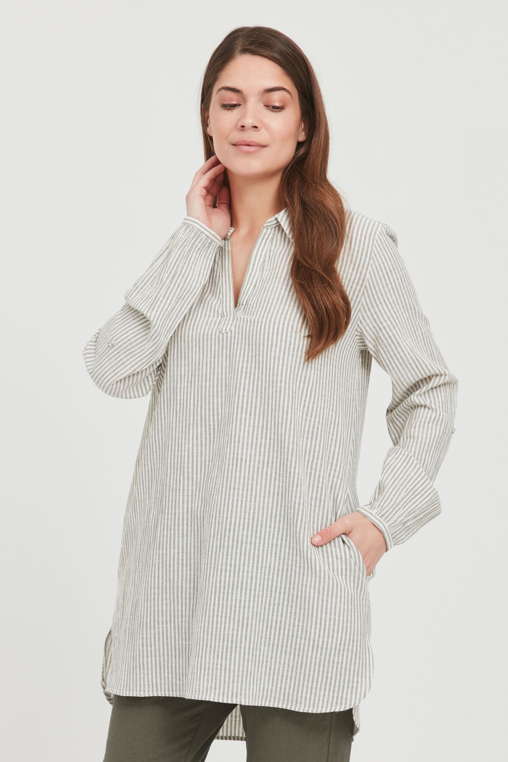 fransa Schlupfbluse Fransa FRALSTRIPE 1 Tunic - 20609302