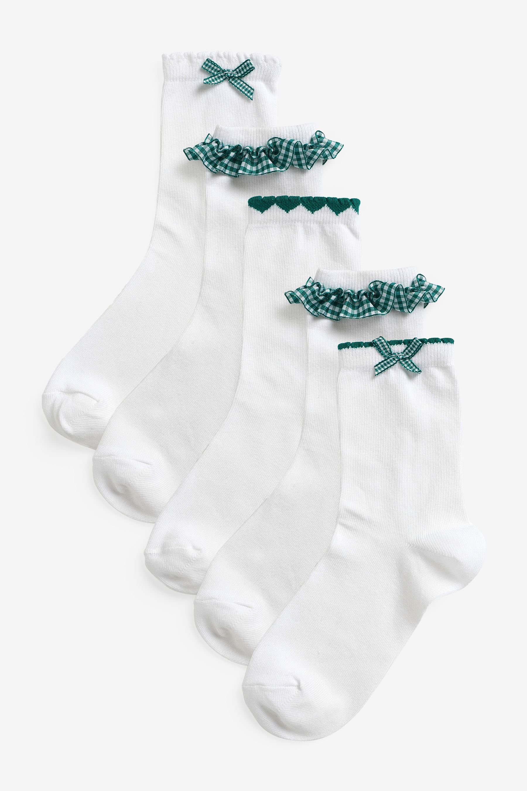 Kurzsocken Vichykaro-Söckchen mit hohem Baumwollanteil